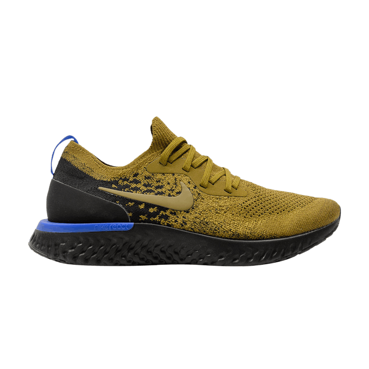 

Кроссовки Nike Epic React Flyknit 'Olive Flax', зеленый