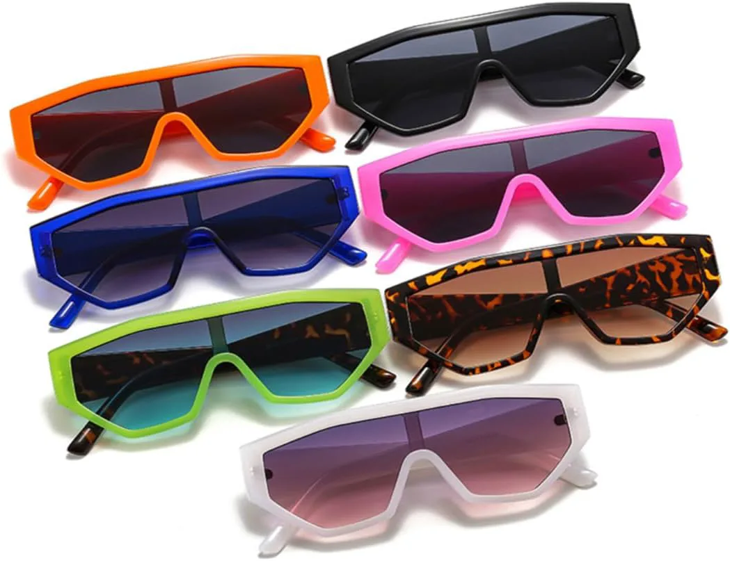 

Модные яркие цельные солнцезащитные очки «кошачий глаз» для женщин, ретро-градиентные очки с защитой от УФ-излучения для мужчин VVTWSSW, Leopard Tea Gradient