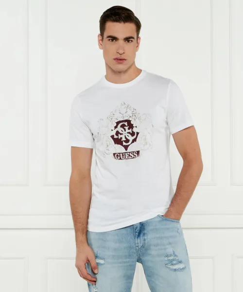

Футболка Slim fit Guess Jeans, белый