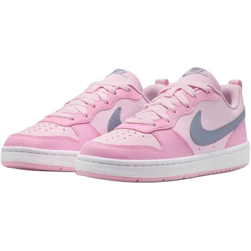 Кроссовки для скейтбординга Court Borough Low top Kids, розовые, unisex Nike, Pink — фото 4