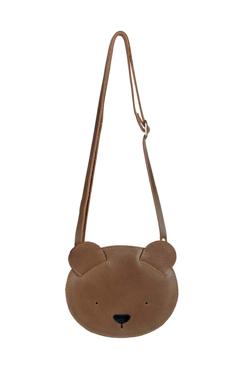 

Donsje baby Britta Classic Purse Bear кожаная сумка, коричневый