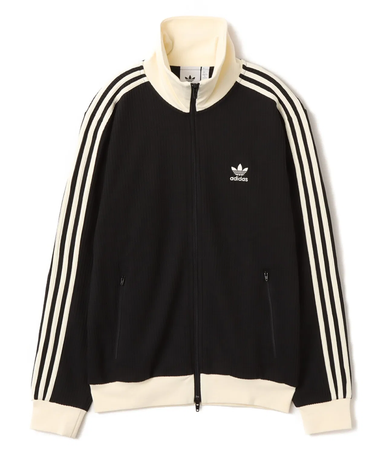 Толстовка adidas Waffle Classic Track Top, черная — фото 4