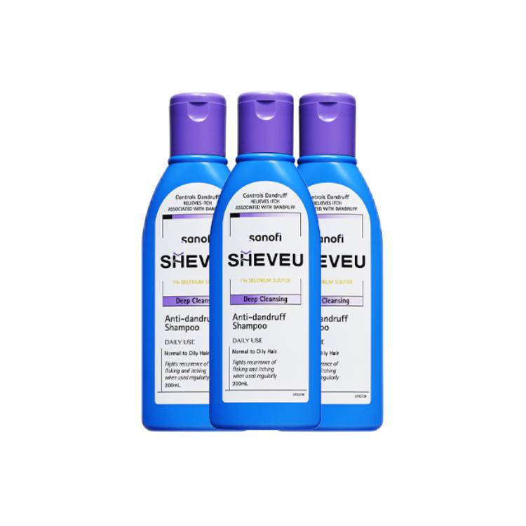 

Шампунь для контроля жирности и снятия зуда без отдушки глубокое очищение 200ml SHEVEU