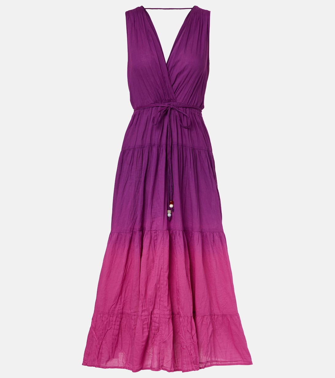 

Платье миди из хлопкового вуаля Marilyn Velvet, Fuchsia