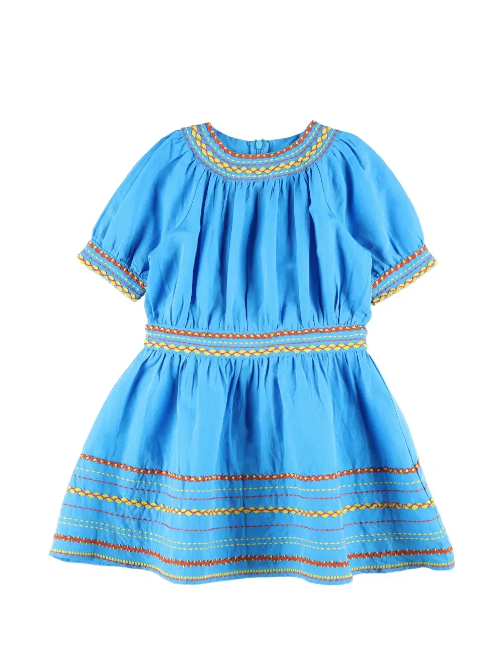 Вышитое платье Stella Mccartney Kids, синий