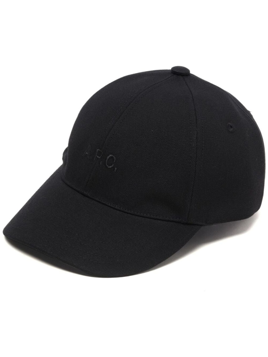 

A.P.C. кепка с вышитым логотипом, черный