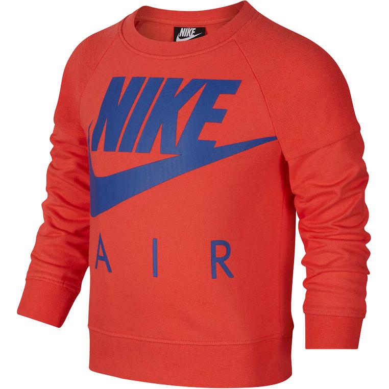 Свитшот SportswearAir Orange для детей 3-7 лет Nike, оранжевый — фото 3