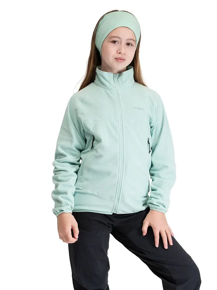 Флисовая куртка мятного цвета Bergans