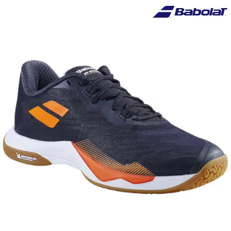 Мужские бадминтонные кроссовки «Shadow Tour 5» от Babolat, Black X Orange (2037)