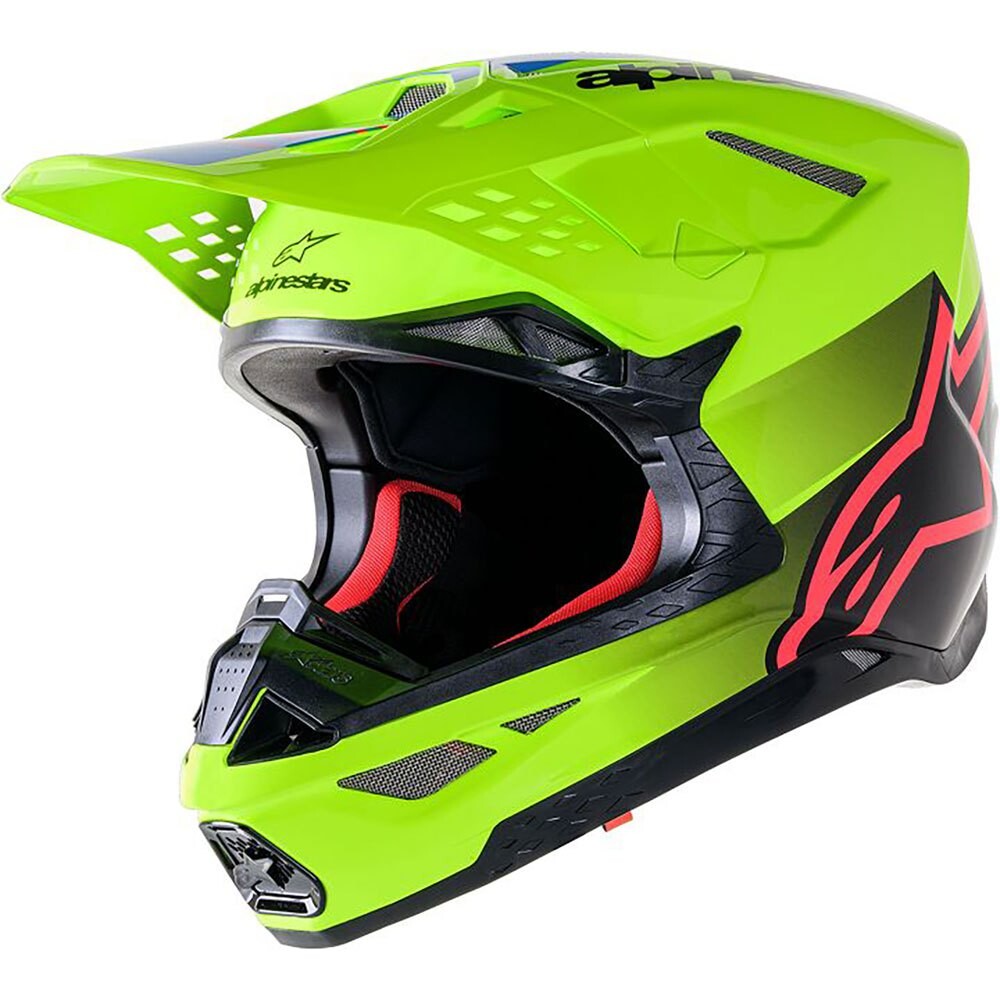 

Шлем для мотокросса Alpinestars Supertech S-M10 Unite Ece 22.06, желтый