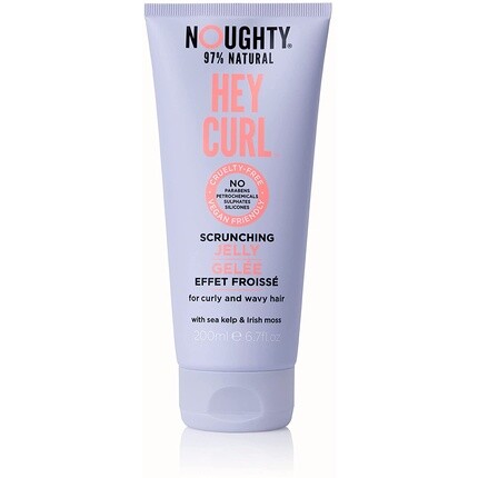 

Noughty Hey Curl Wave Hello Scrunching Jelly 97% натуральный веганский уход за волосами без сульфатов 200 мл