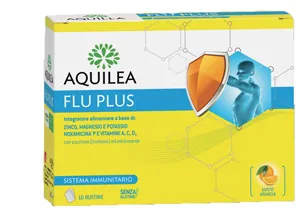 

Aquilea Flu Plus, добавка для иммунной системы, 10 пакетиков, благополучие, иммунная система