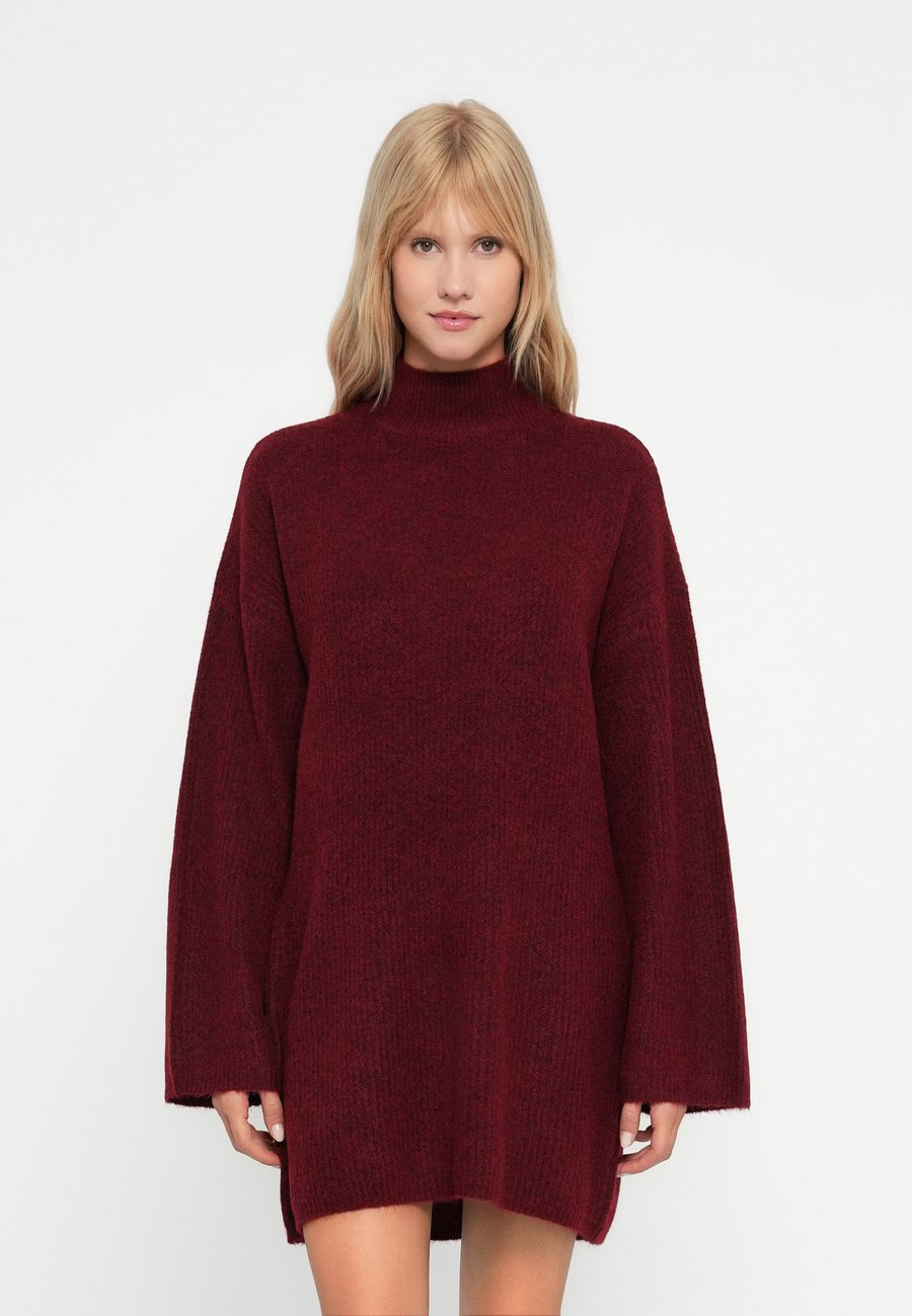 

Платье Noisy May NMBALANCE FUNNEL NECK, Windsor Wine Detail:Melange/Red