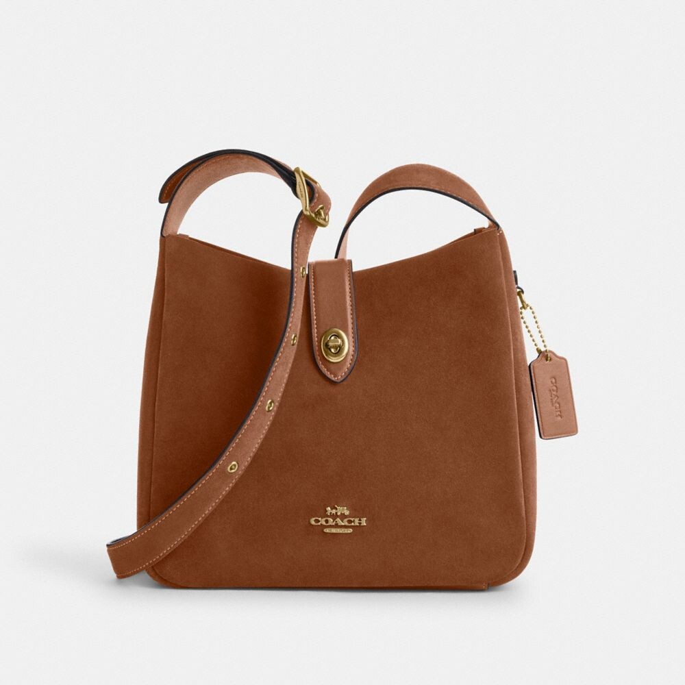 

Сумка-трансформер Hadley Crossbody COACH, цвет gold/sienna