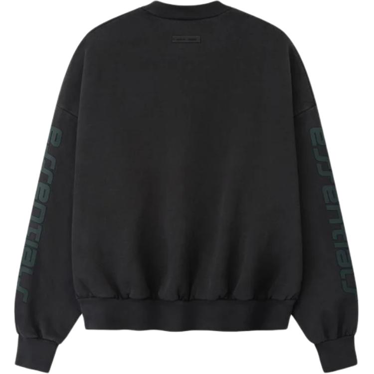 Свитшот с логотипом Fear Of God Essentials, vintage черный/vintage черный — фото 3