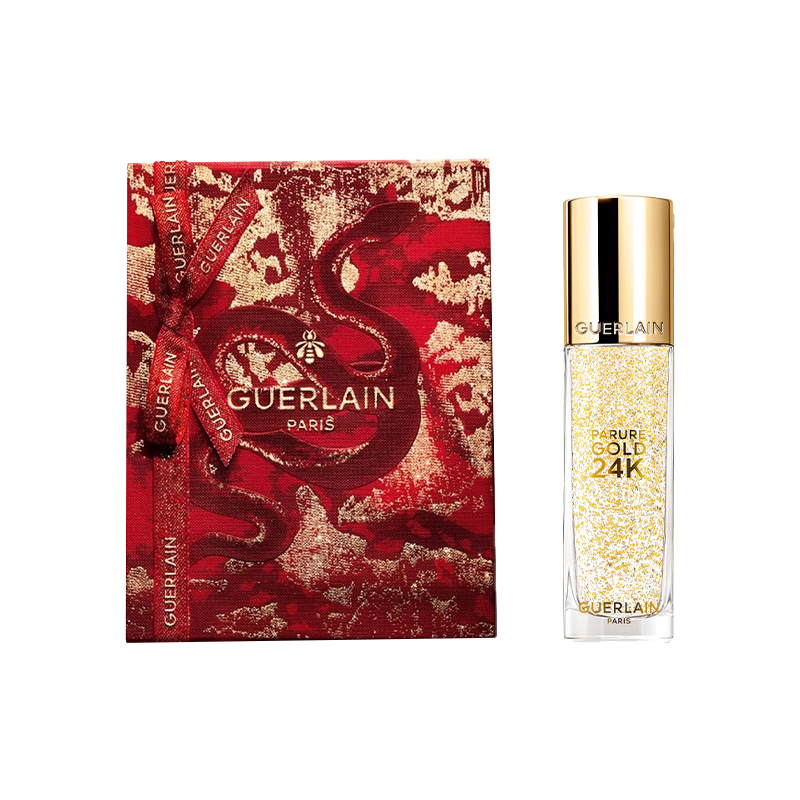 

Jiaolan новогодний лимитированный праймер для макияжа с золотыми стразами и свечением, прозрачный увлажняющий, 35 мл GUERLAIN