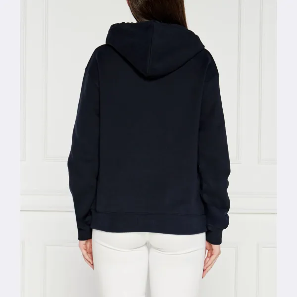 Толстовка стандартного кроя из флока Reg Monotype Tommy Hilfiger, синий — фото 3