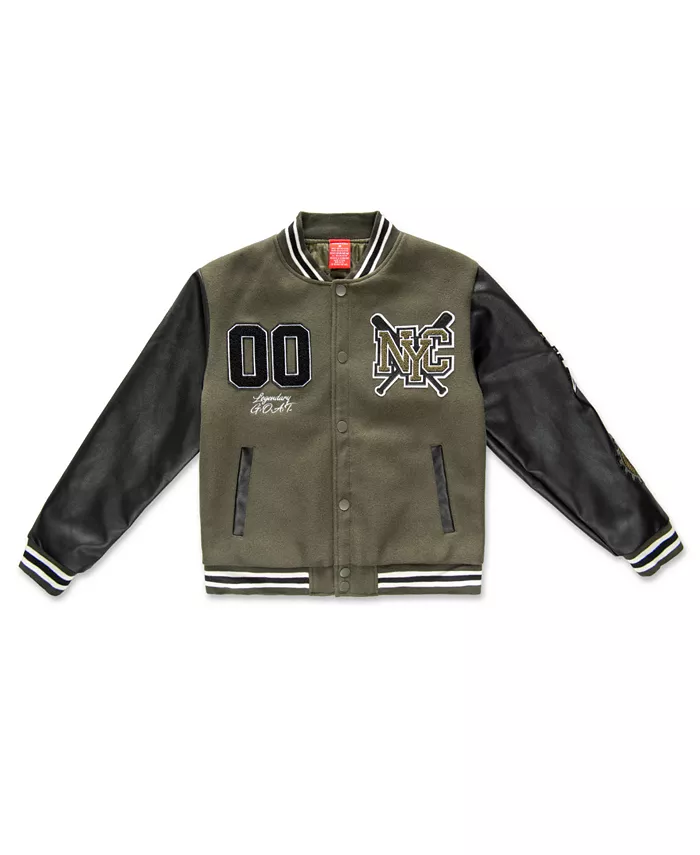 

Куртка ватная в стиле varsity Big Boys NYC Ring of Fire, мультиколор