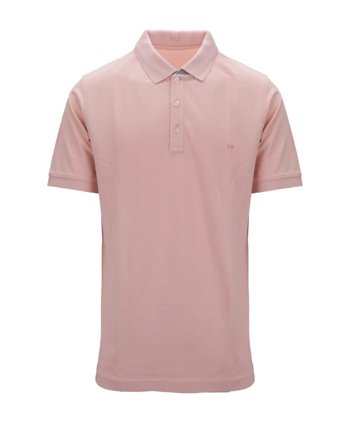

Рубашка-Поло с пуговицами Fay, розовый