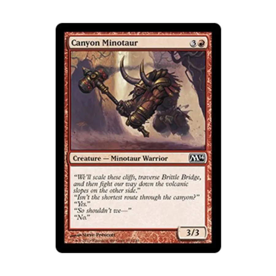 

CCG Каньон Минотавр (C) (Фольга), MTG - Magic 2014
