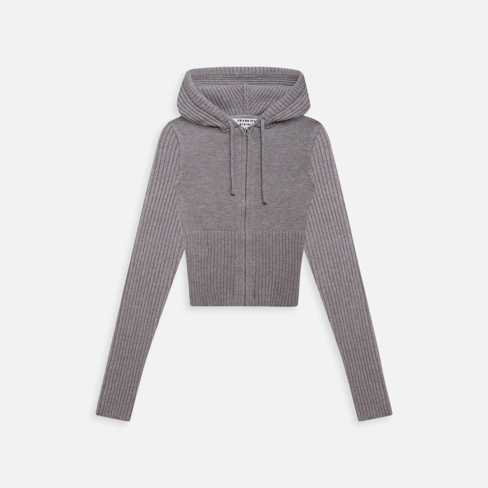 

Худи Frankies Bikinis Heritage Cloud Knit Hoodie, цвет Rain Cloud