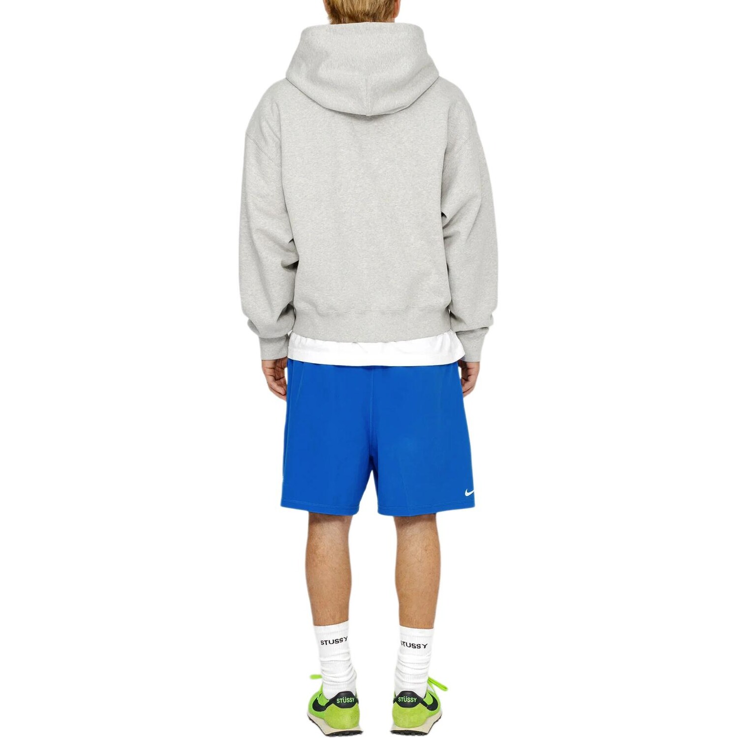 Stussy Повседневные шорты унисекс синего цвета Nike, синий — фото 4