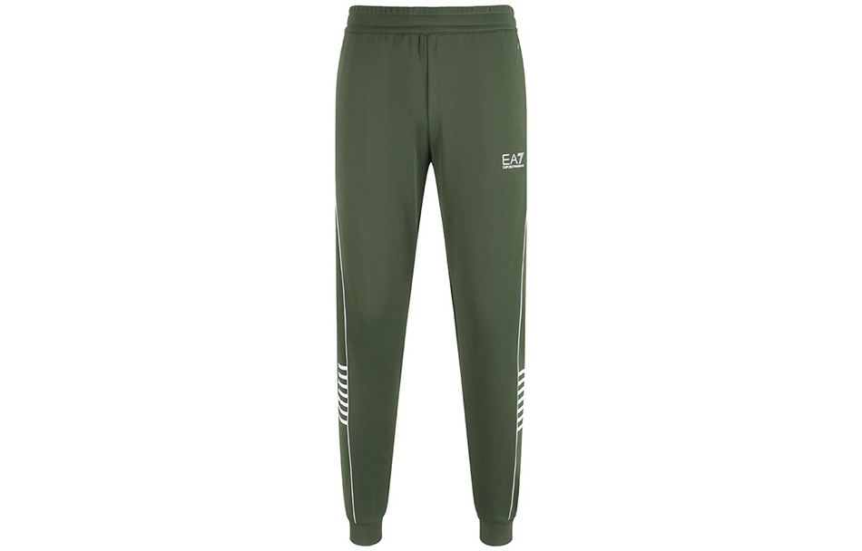 EMPORIO ARMANI Штаны casual EA7 FW23 мужские army green — фото 3