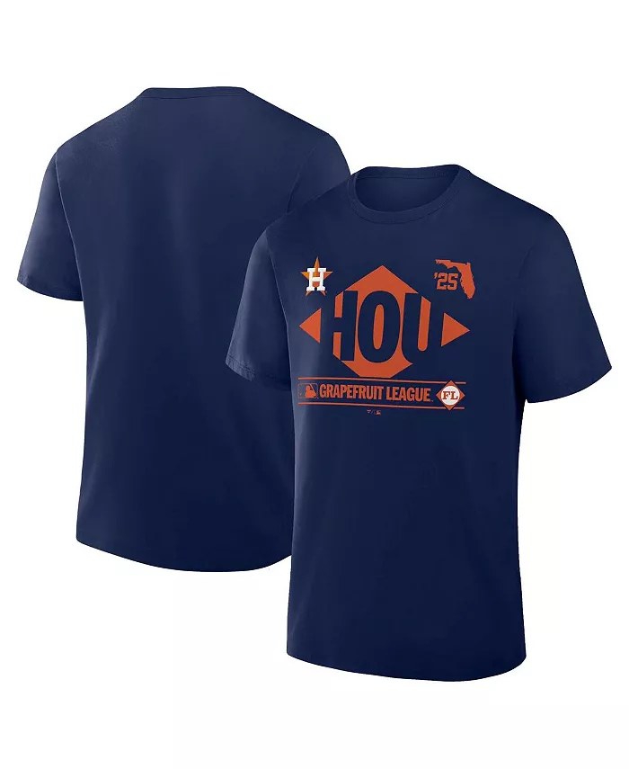 

Мужская футболка Houston Astros 2025 Spring Training Grapefruit League True Icon в синем цвете Fanatics