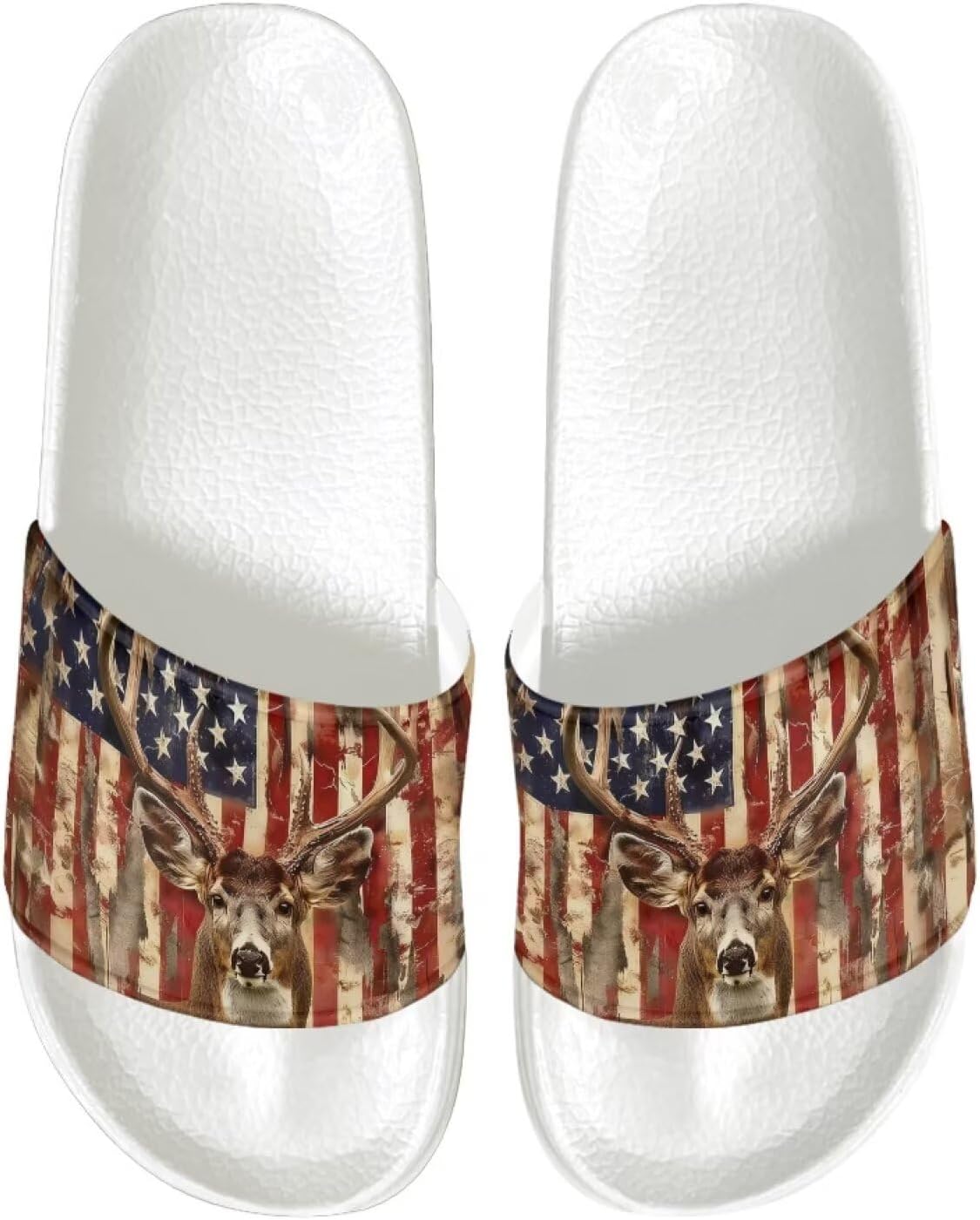 

Удобные летние пляжные сандалии Vuriqeby, Deer American Flag