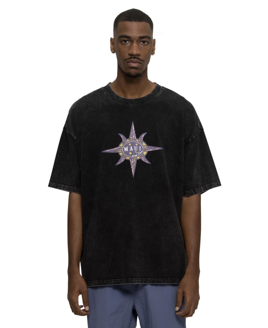 

Мужская футболка с коротким рукавом Tribal Mineral Maui and Sons, Black, Черный, Мужская футболка с коротким рукавом Tribal Mineral Maui and Sons, Black