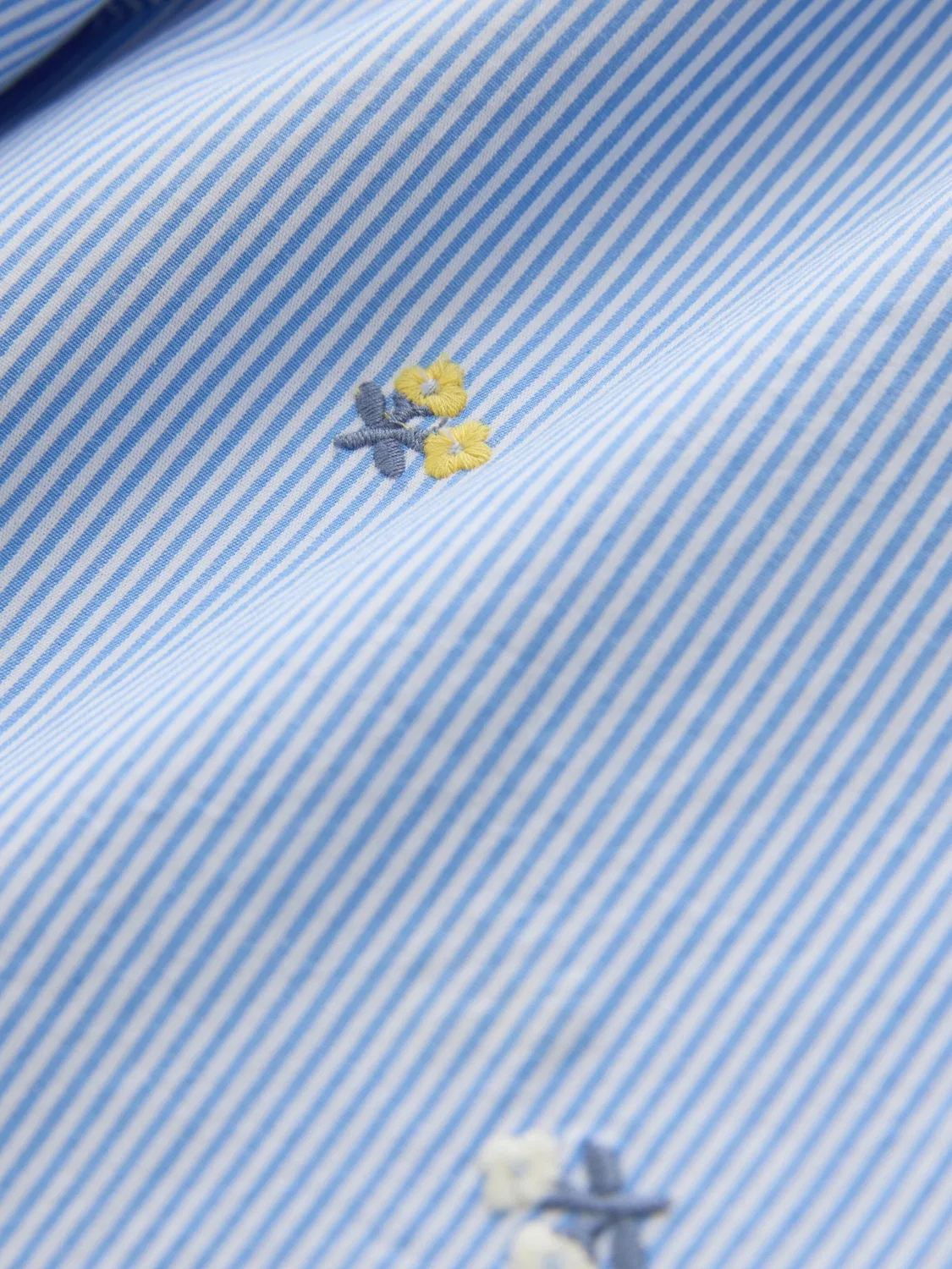 Брюки с широкими штанинами Next, Light Blue — фото 3