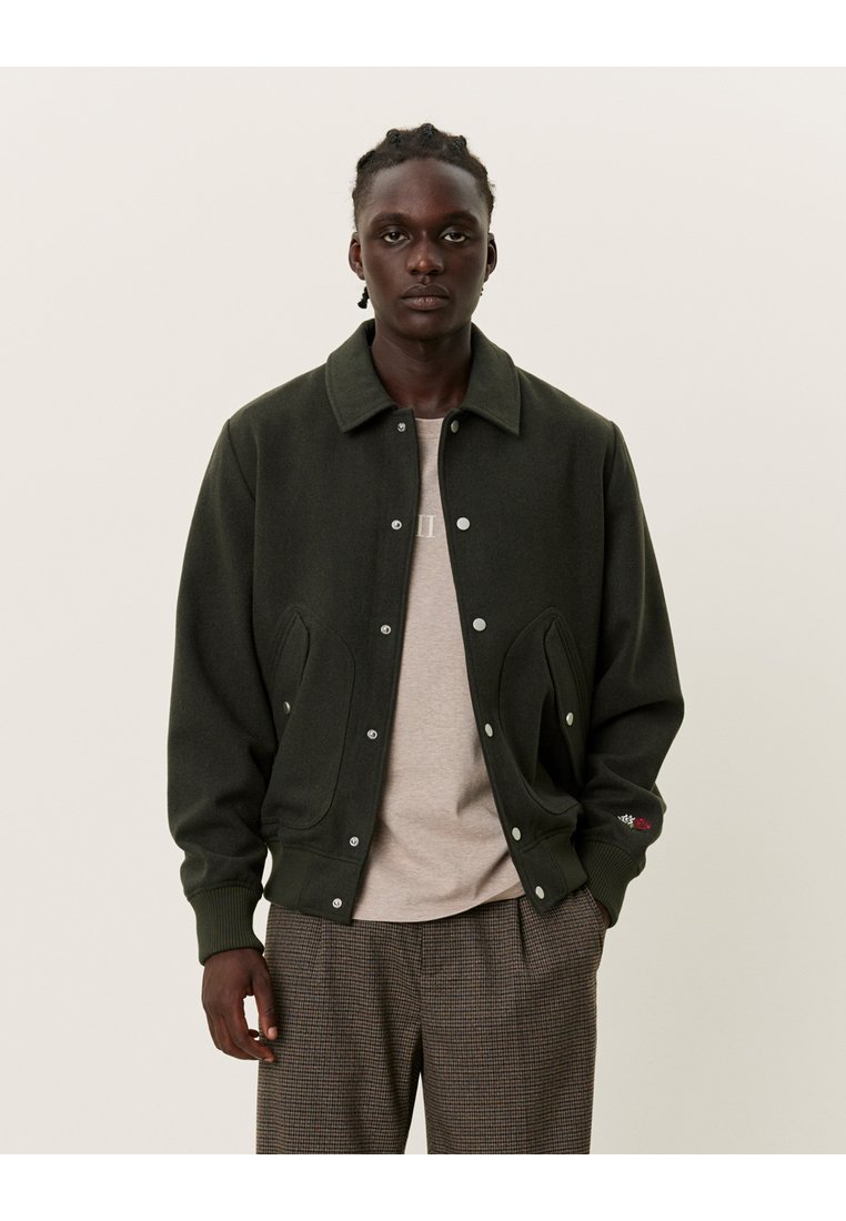 

Куртка-бомбер RHETT VARSITY Les Deux, темно-зеленый