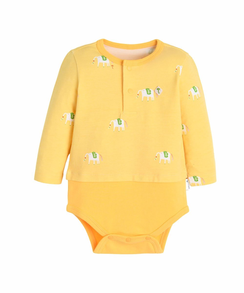 Комбинезон «Слон» из модального хлопка Moimoln, Yellow