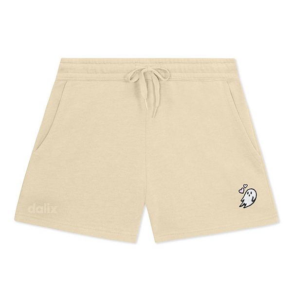 

Женские шорты midweight washed fleece heartly ghost Dalix, Bone