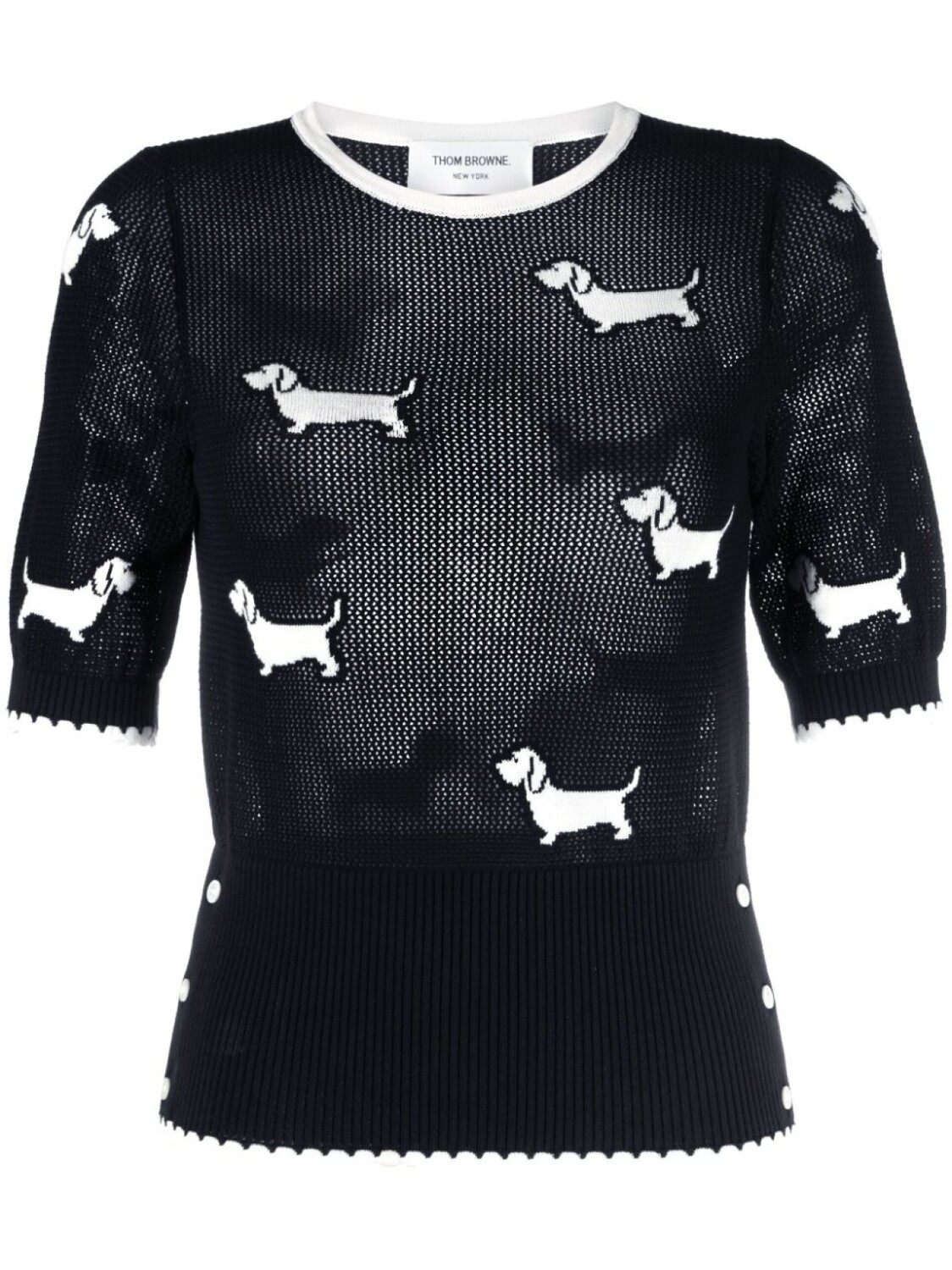 

Thom Browne топ Hector Icon, синий