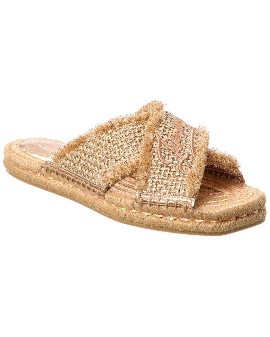Jimmy Choo Aciel Lurex Sandal, золотой