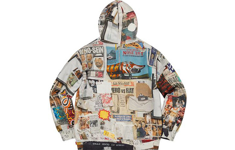SS21 Толстовка унисекс многоцветная Supreme, цвет Multicolor — фото 2