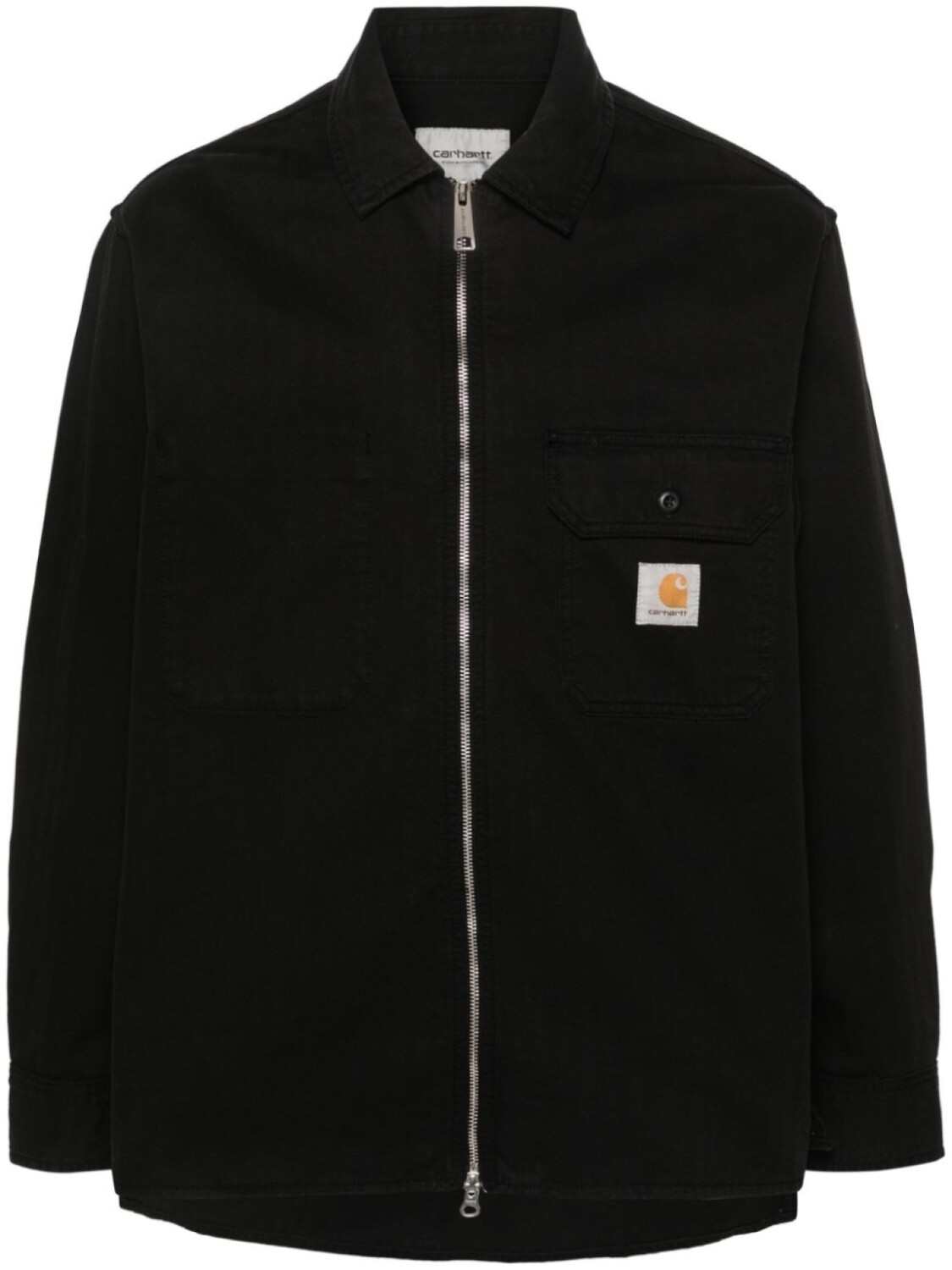 

Куртка-рубашка Rainer с узором в елочку Carhartt WIP, черный