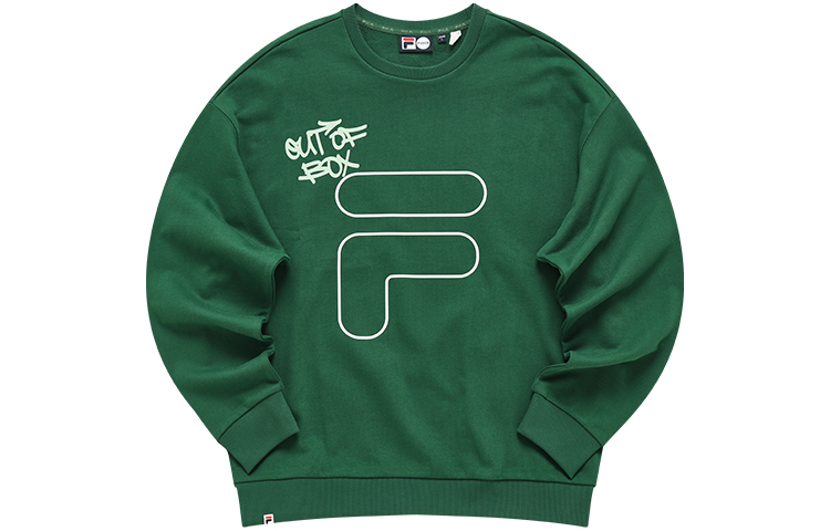 

Футболка унисекс цвета сосновой хвои FILA FUSION