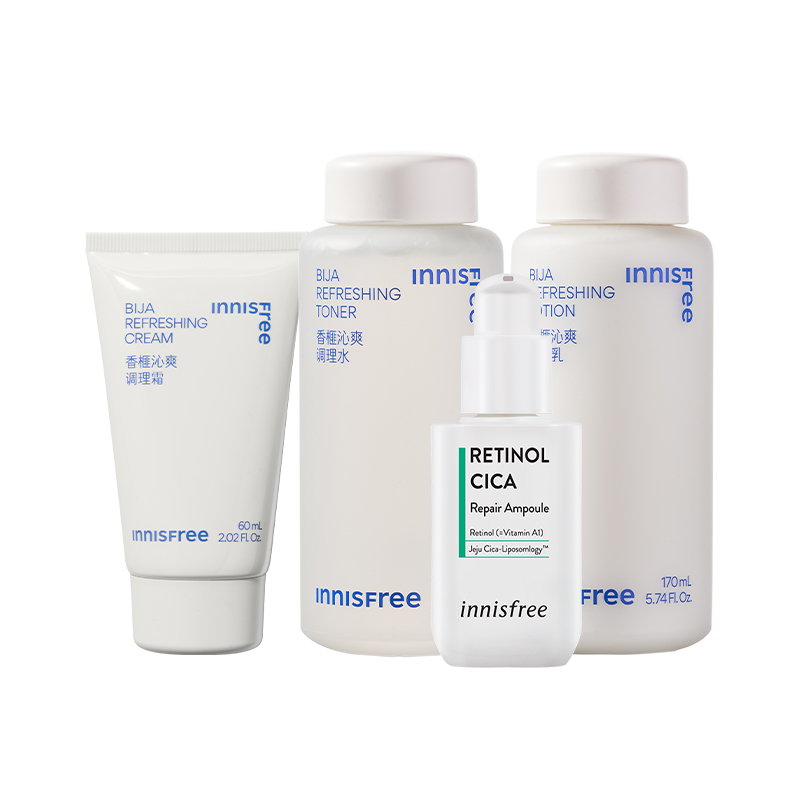 Набор средств по уходу за кожей Innisfree: тонер Bija Trouble Skin и лосьон Bija Trouble Lotion, 170 мл + 170 мл — фото 4