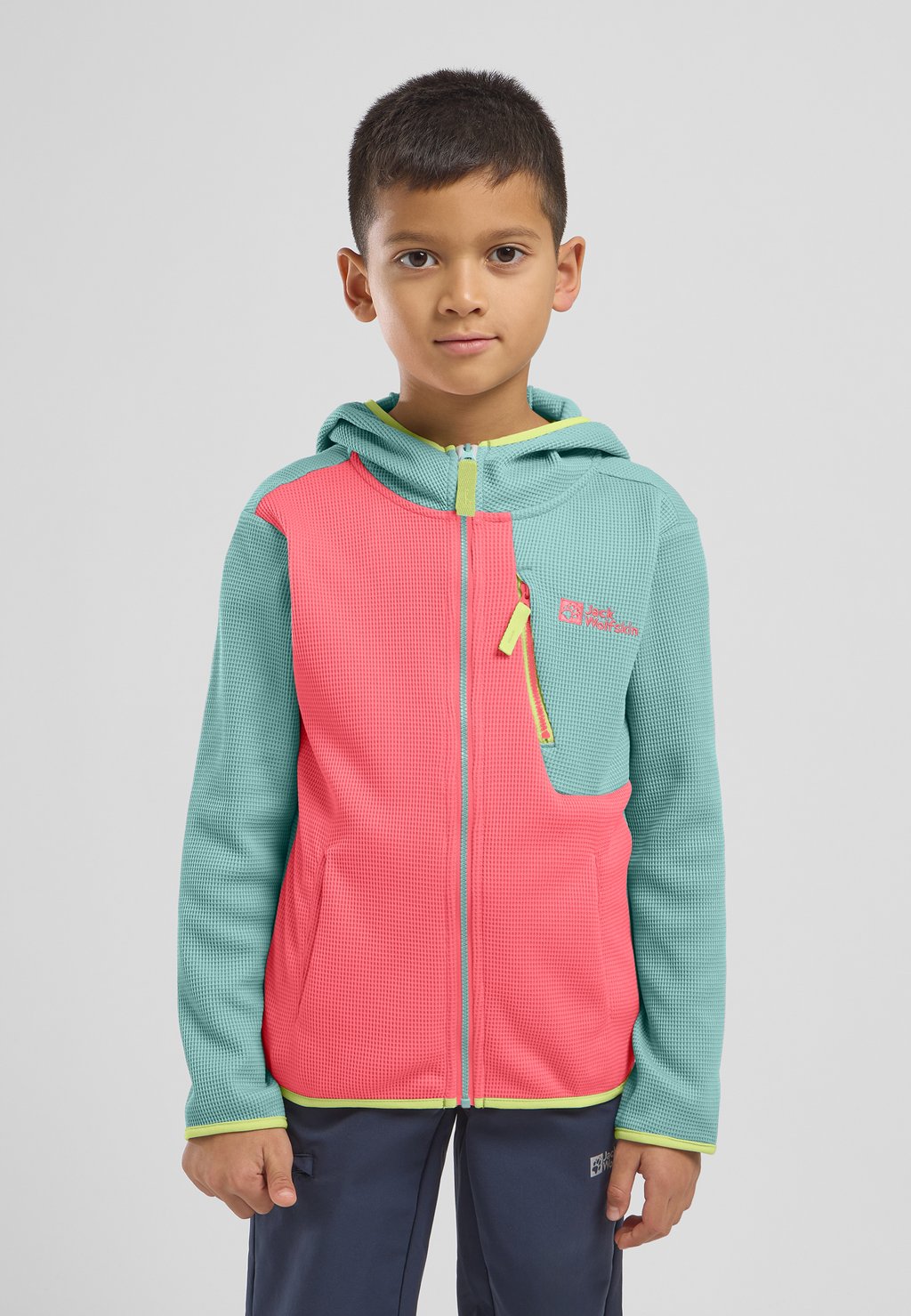 

Куртка для бега ACTAMIC GRID MIDLAYER Jack Wolfskin, коралловый