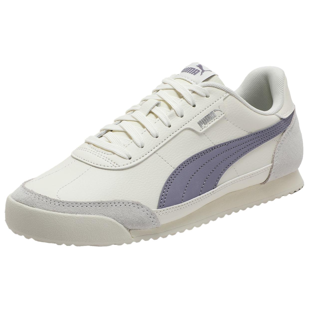 

PUMA Турино устойчивые к истиранию низкие кеды унисекс экрю светло-фиолетовые, цвет Ecru-Light Purple-