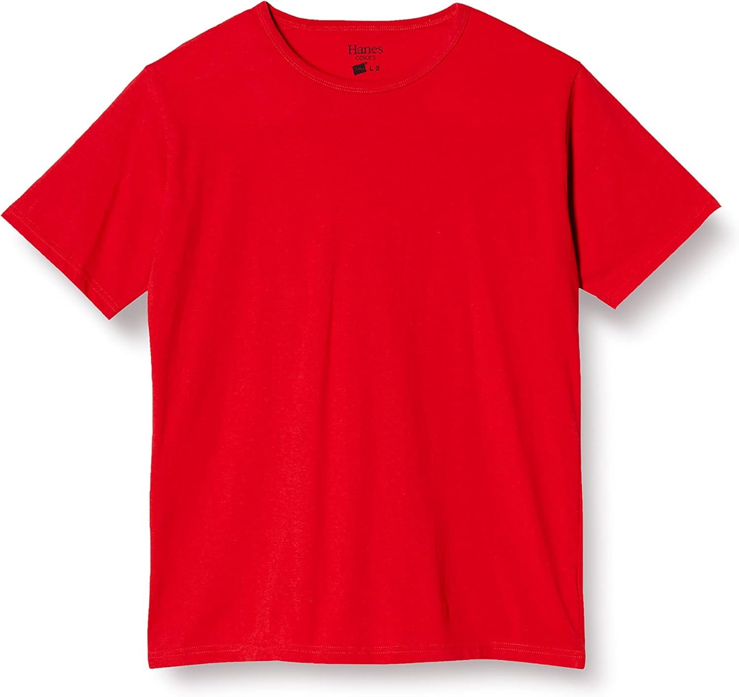 

Мужская футболка Hanes RECOVERJersey HM1-P101 с круглым вырезом, коротким рукавом, красный