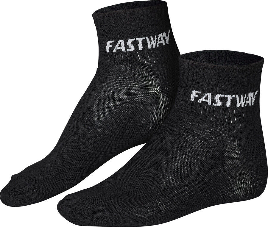 

Низкие носки, 3 шт Fastway, черный