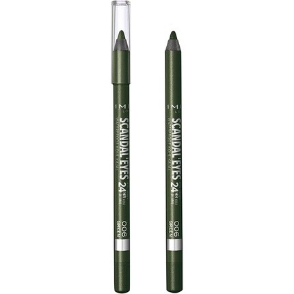 

Scandal'Eyes Водостойкая подводка зеленая, Rimmel
