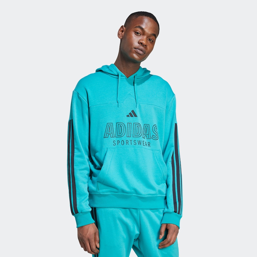 

Спортивная толстовка ADIDAS SPORTSWEAR Tiro, темно-синий/голубой