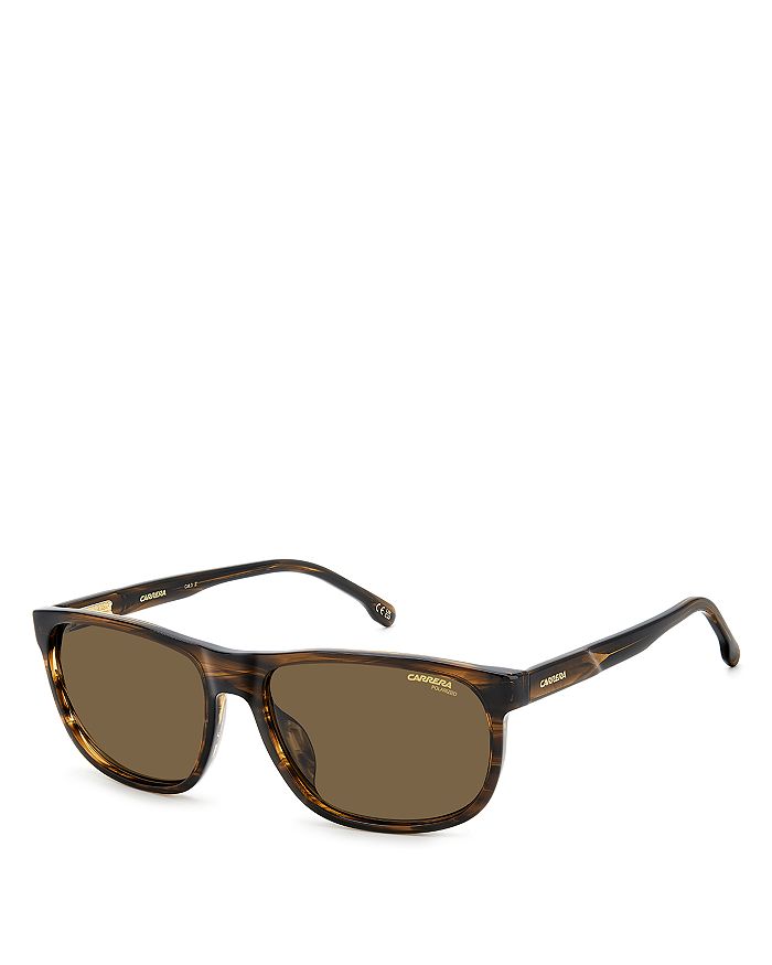 

Солнцезащитные очки C Flex Rectangle, 58 мм Carrera, коричневый