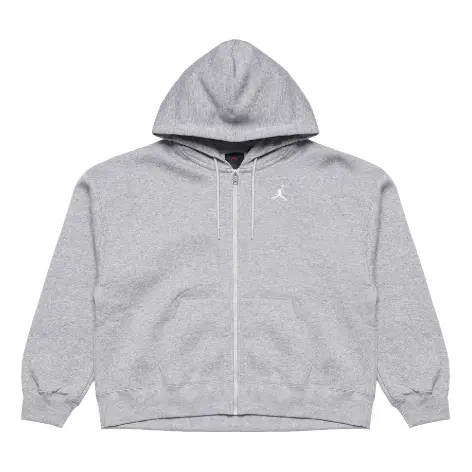 

Толстовка (WMNS) Air Jordan Brooklyn Fleece Full-Zip Hoodie Asia Sizing 'Dark Grey Heather', серый