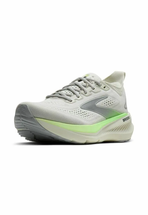 Кроссовки для бега по шоссе glycerin 23 Brooks, Grey/Green/Black — фото 2