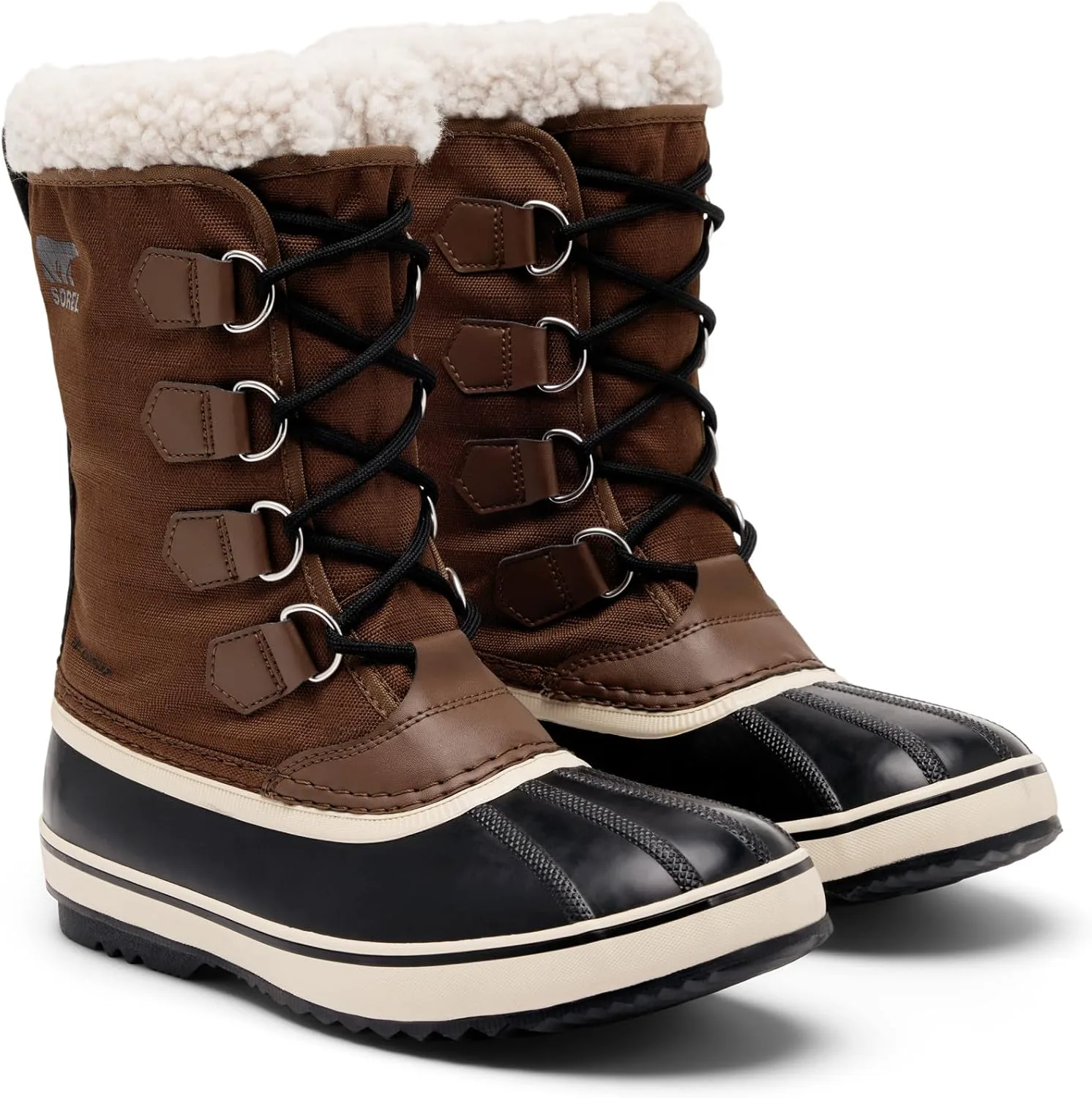 SOREL - Мужские зимние ботинки 1964 Pac Nylon, черный — фото 4
